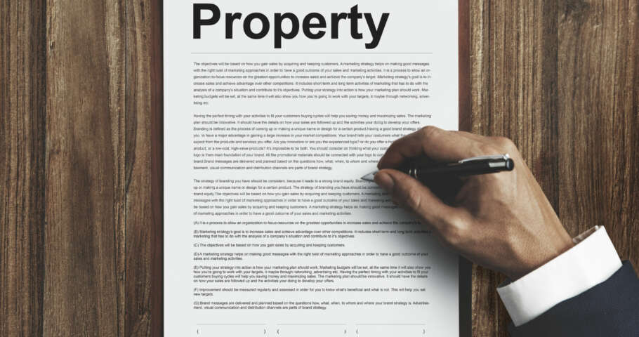 Property purchase agreement signed